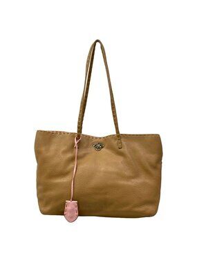 Fendi Shoulder Bag Small Carlaselleria Beige Pink Leather